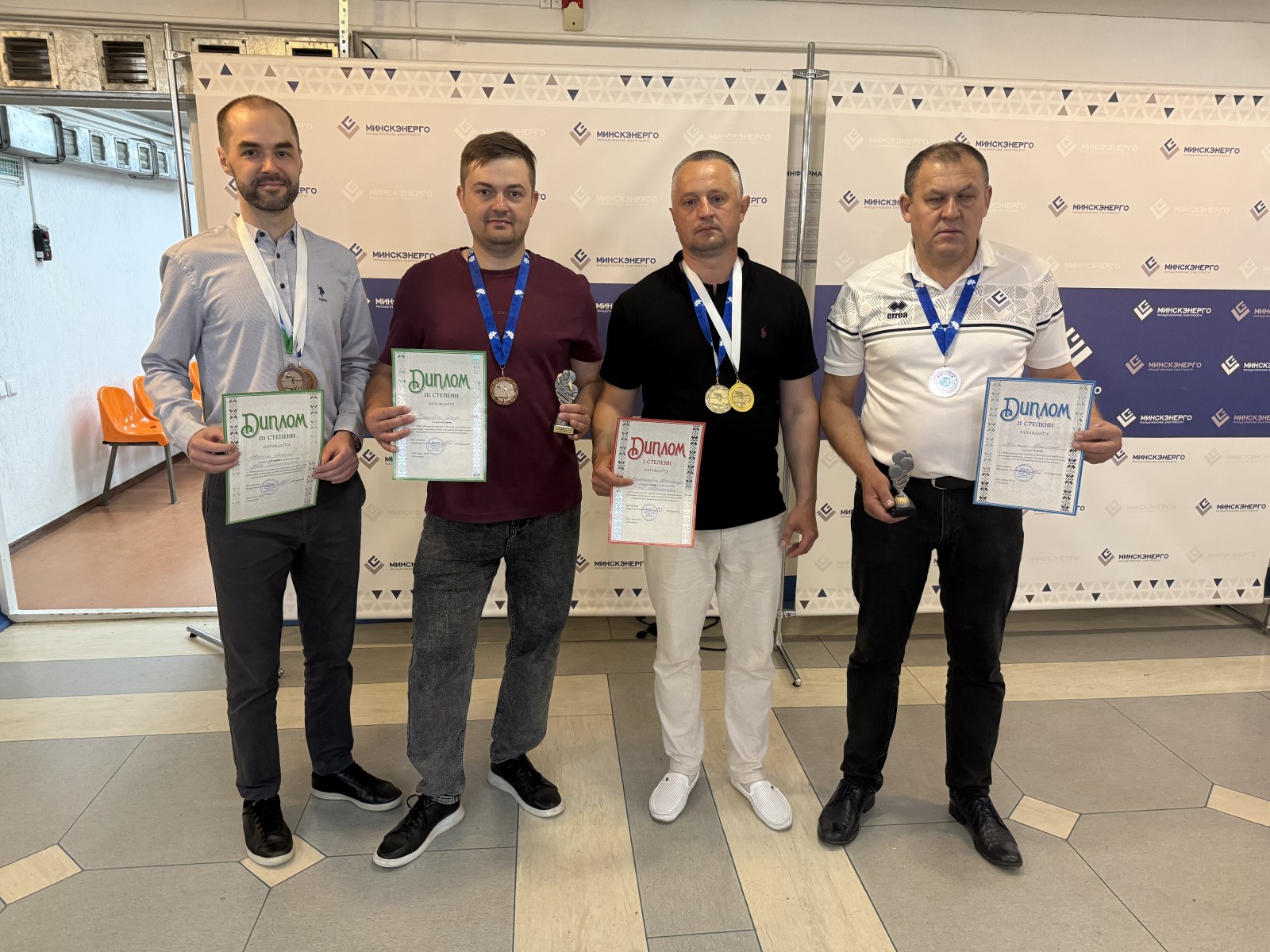 Успехи РУП «Минскэнерго» на XVI Республиканском турнире по бильярду