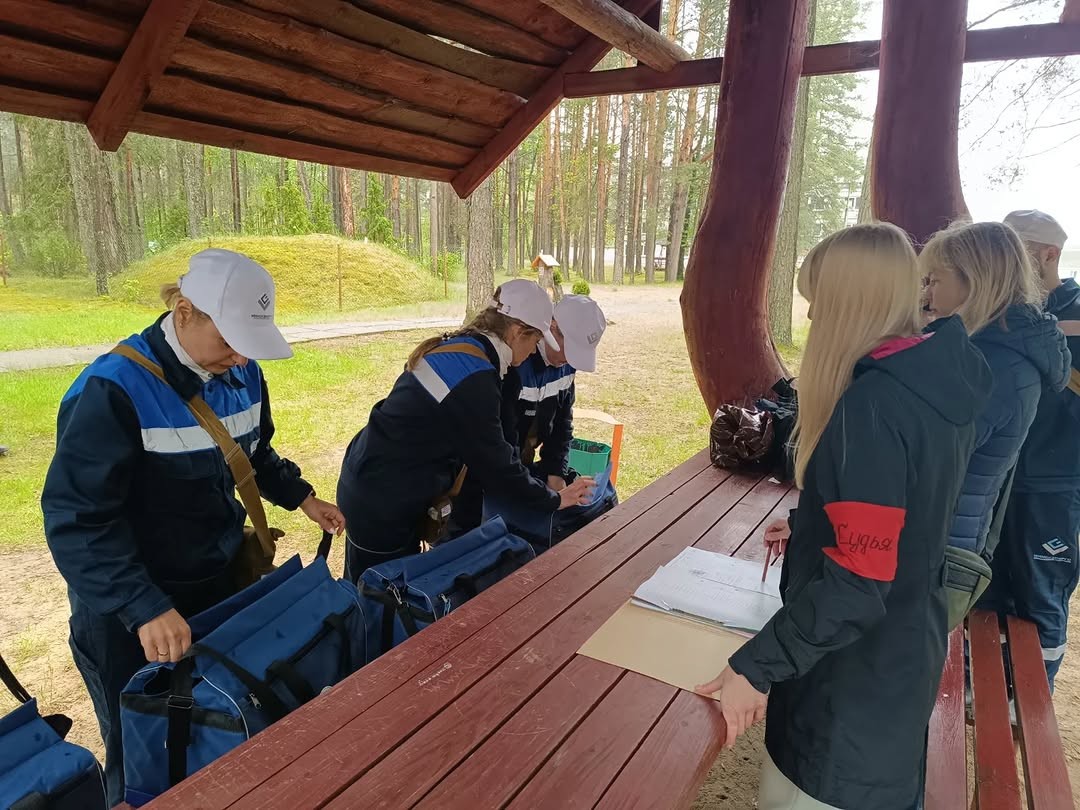 Санитарная дружина "Молодечненских электрических сетей" — победитель соревнований!