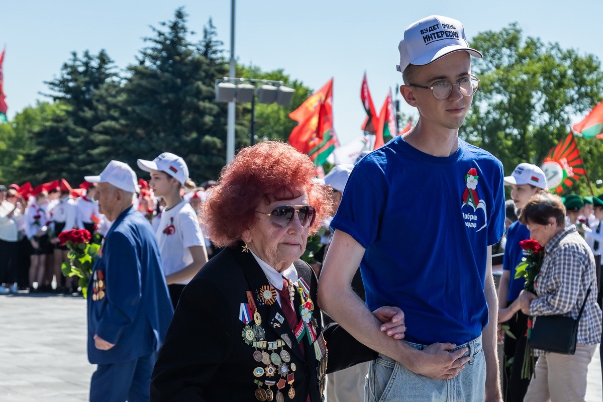 Федерация профсоюзов Беларуси присоединилась к празднованию Дня Независимости на Кургане Славы