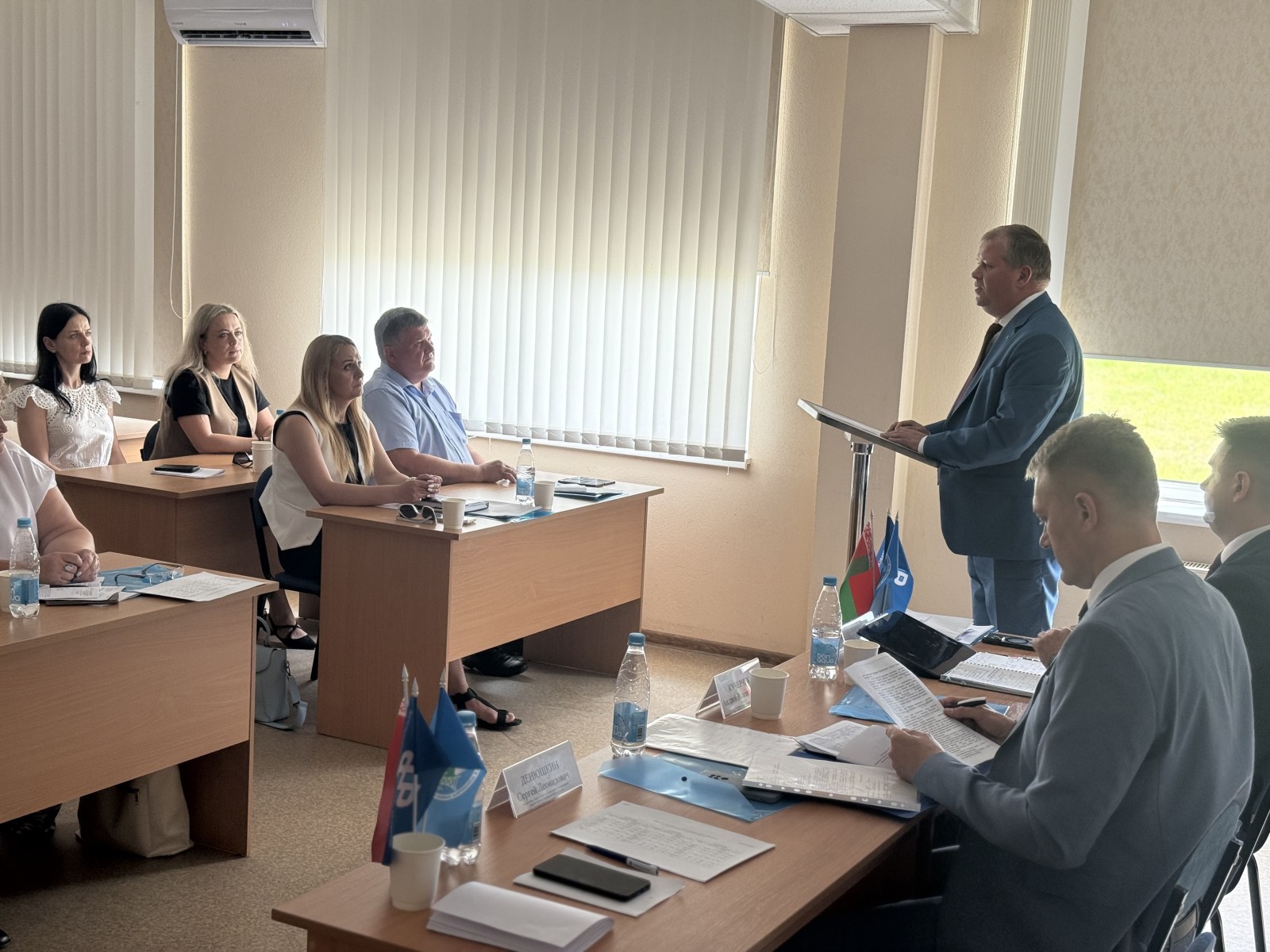В Минском аэроклубе прошло заседание президиума Минского областного комитета: итоги полугодия и экскурсия в музей авиации
