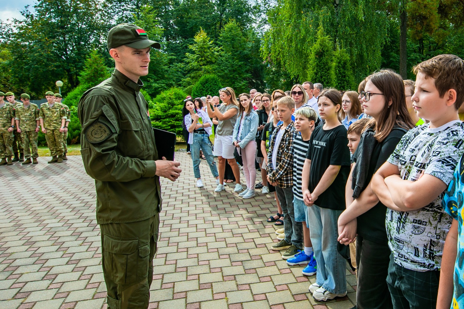 Профсоюзный класс военно-патриотического клуба в Минске встретил первых воспитанников