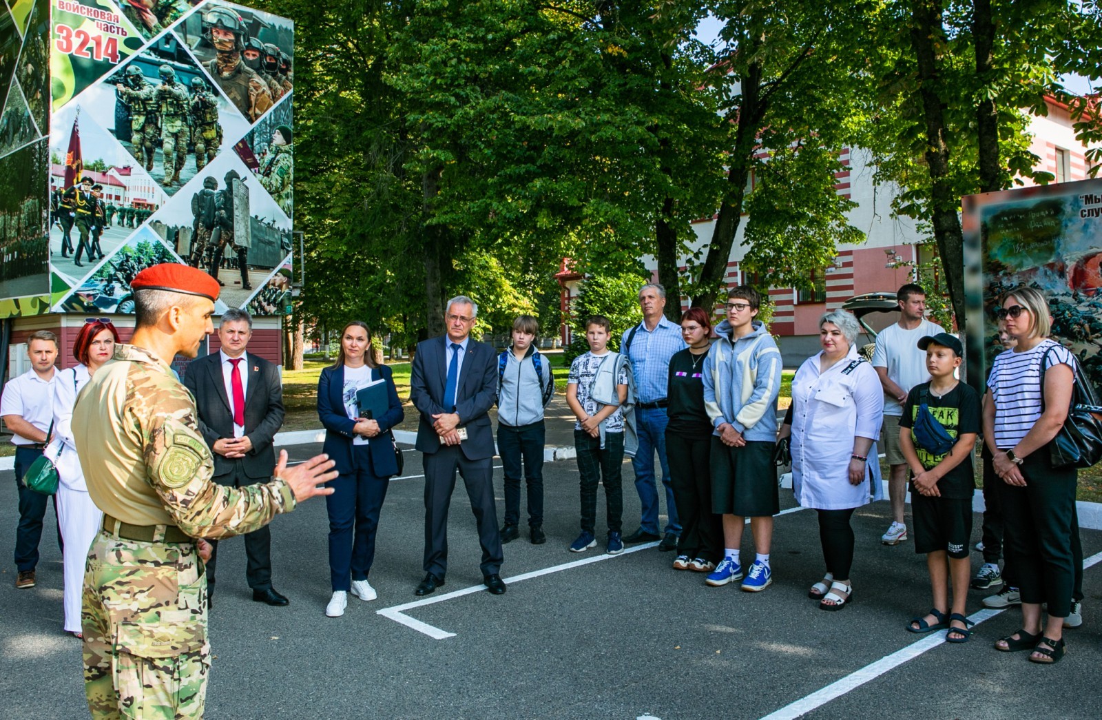 Профсоюзный класс военно-патриотического клуба в Минске встретил первых воспитанников