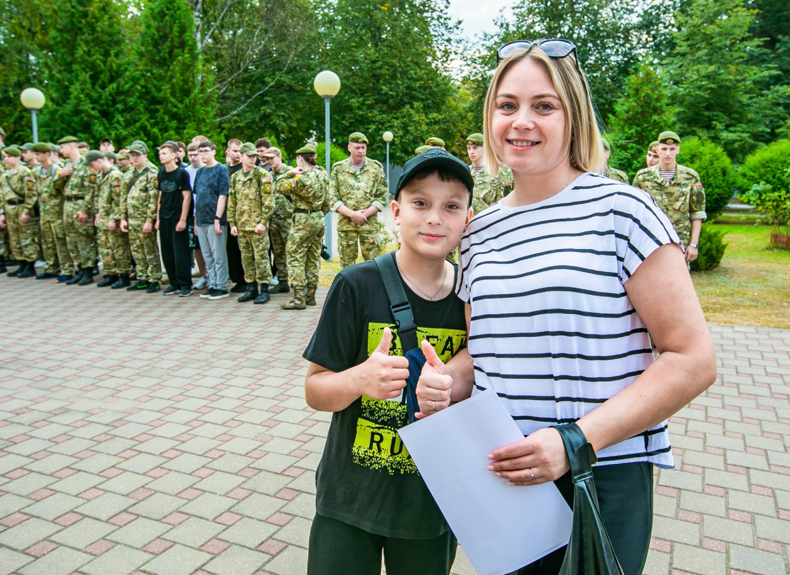 Профсоюзный класс военно-патриотического клуба в Минске встретил первых воспитанников