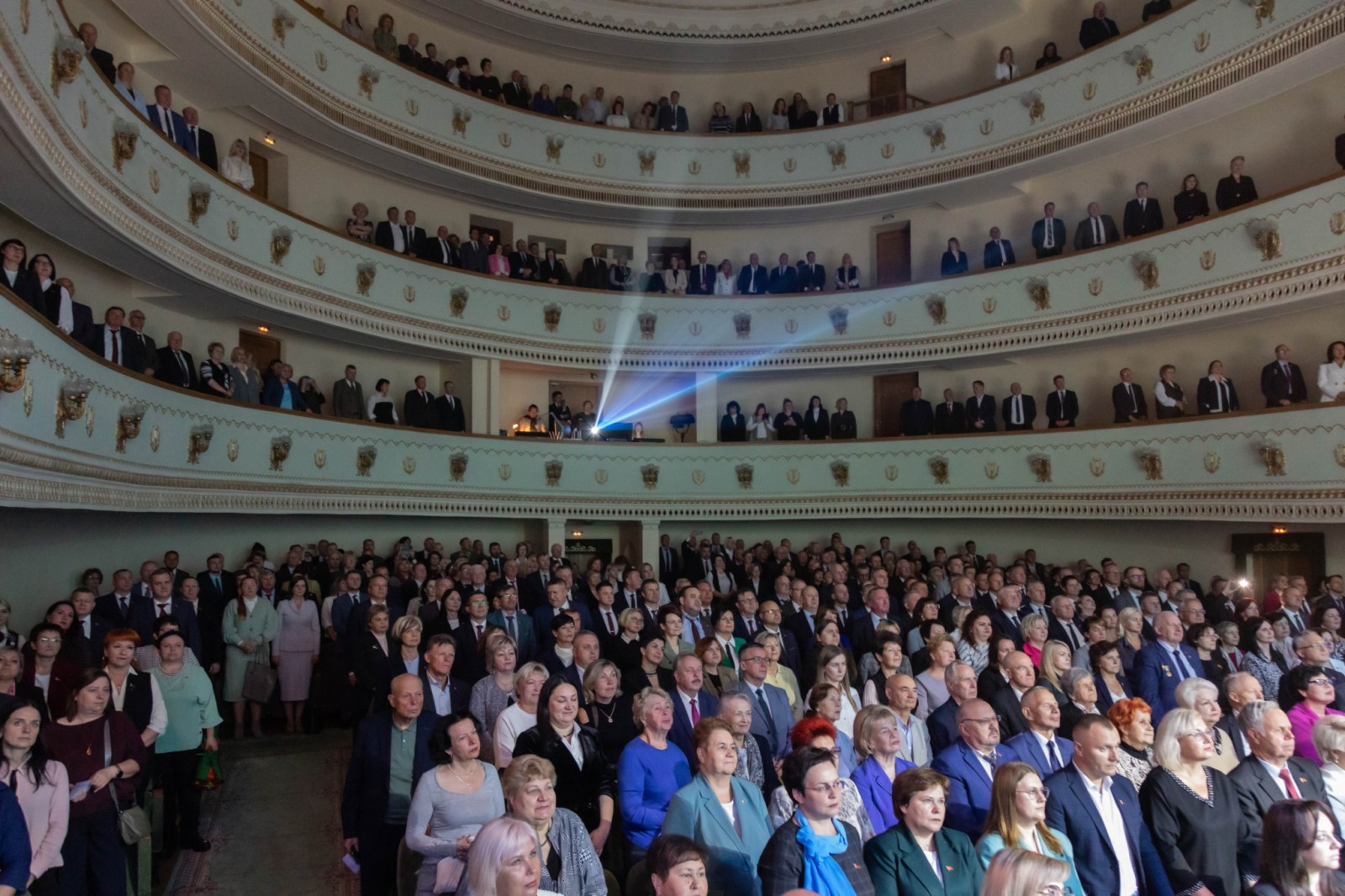 Мы – вместе! Торжественное собрание по случаю 35-летия ФПБ прошло в Республиканском Дворце культуры профсоюзов