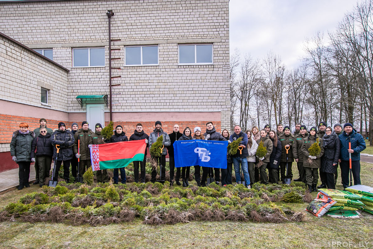 Молодежная аллея появилась в детском санатории «Свислочь»