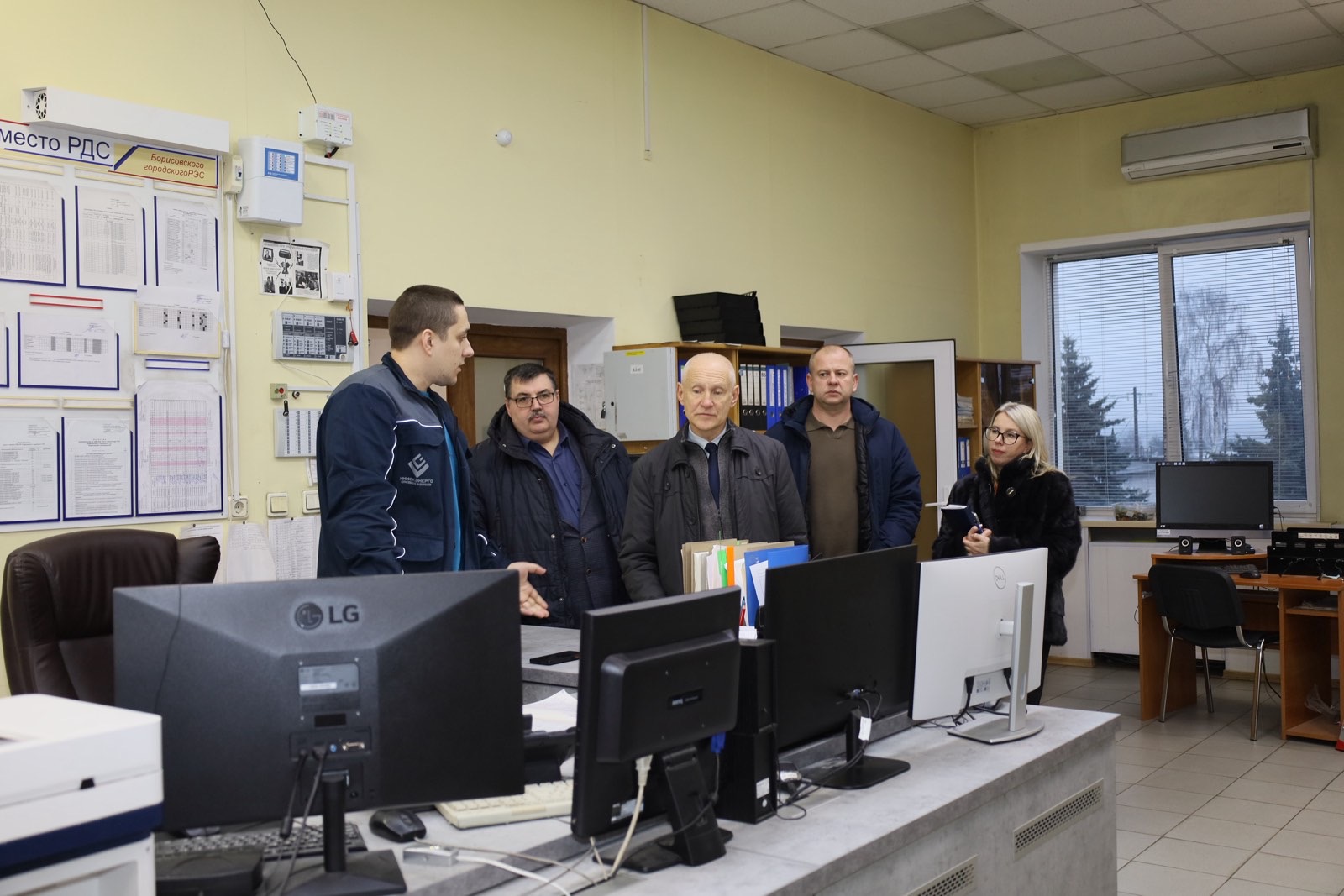 Визит технического инспектора труда в Борисовский городской РЭС