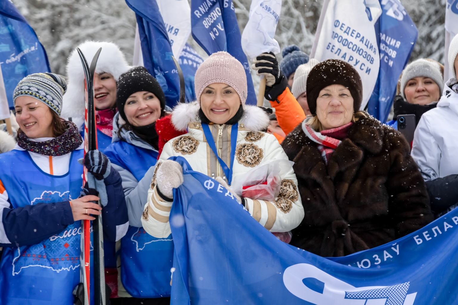 Все на лыжи! Сегодня под Логойском проходит «Профсоюзная лыжня»
