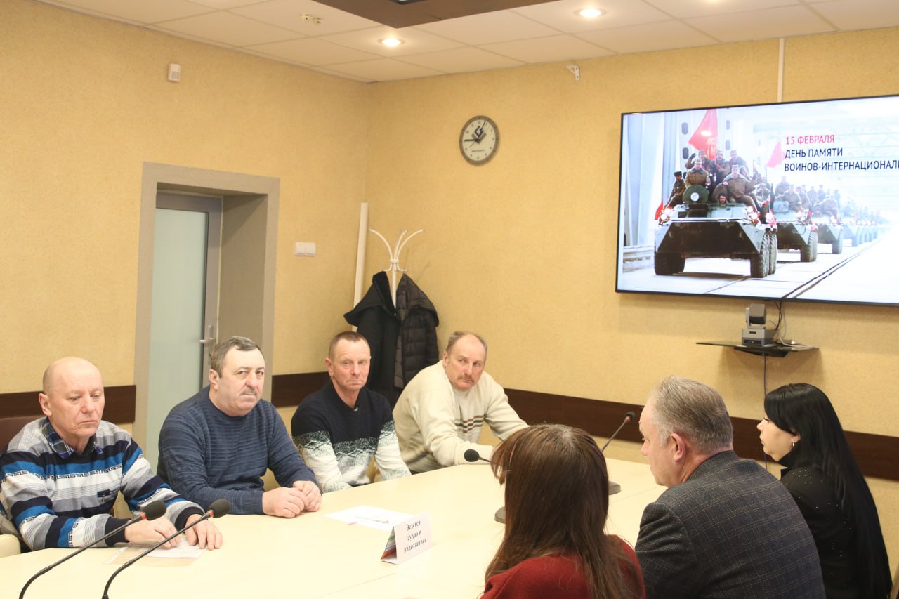 Чествование воинов-интернационалистов в «Столбцовских электрических сетях»