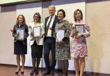 В Минскэнерго поздравили прекрасную половину коллектива