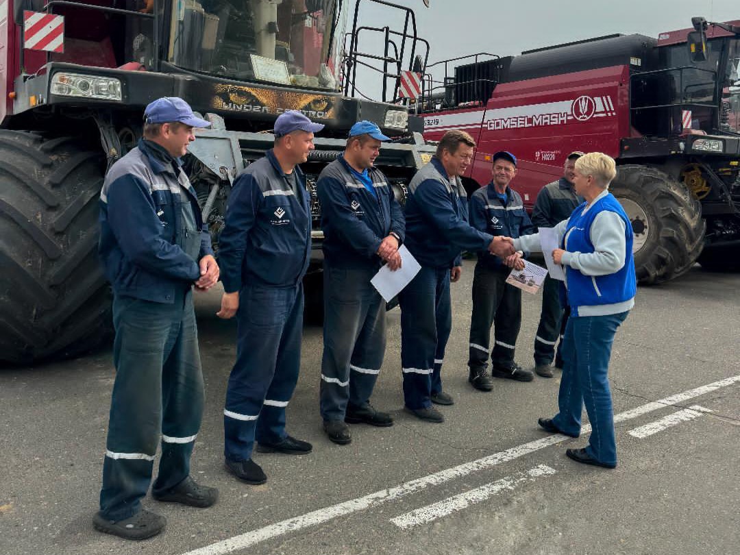 Агрофирма «Лебедево» РУП «Минскэнерго» завершила уборочную кампанию!
